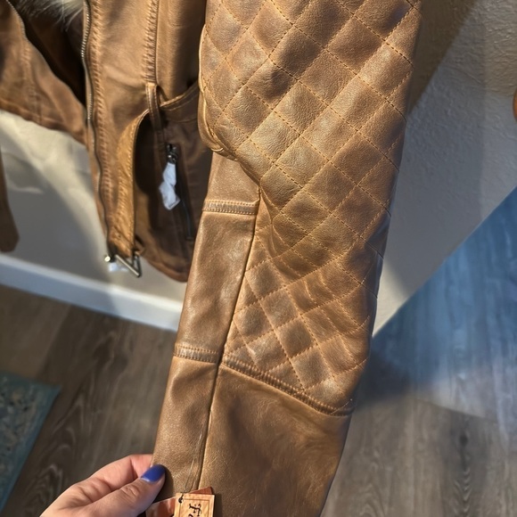 Scully Womens Brown Polyester Faux Fur Jacket - Picture 7 of 11